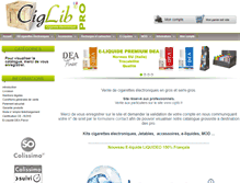 Tablet Screenshot of pro.ciglib.fr